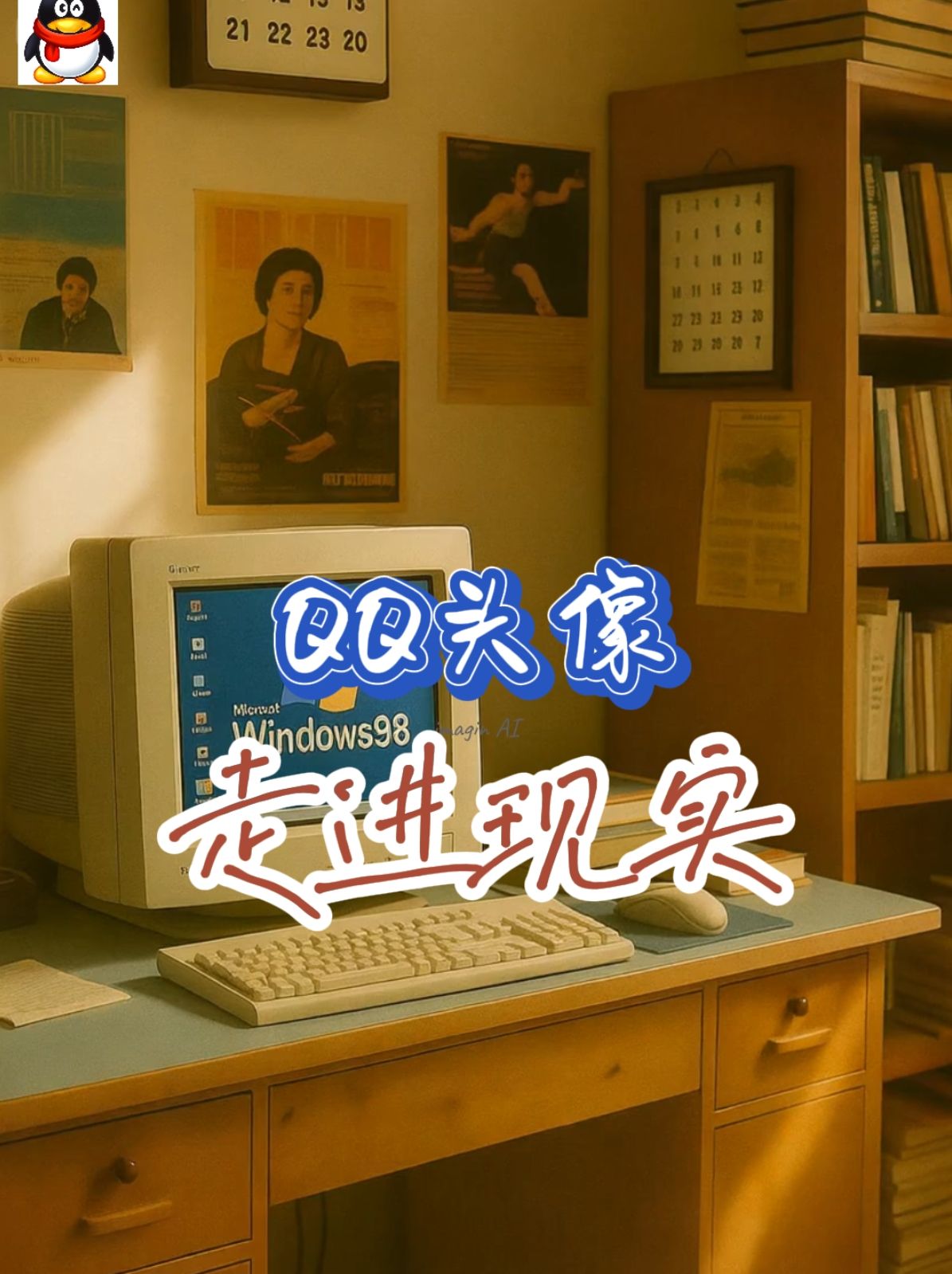 🎮 QQ经典头像走进现实！AI复刻青春回忆杀