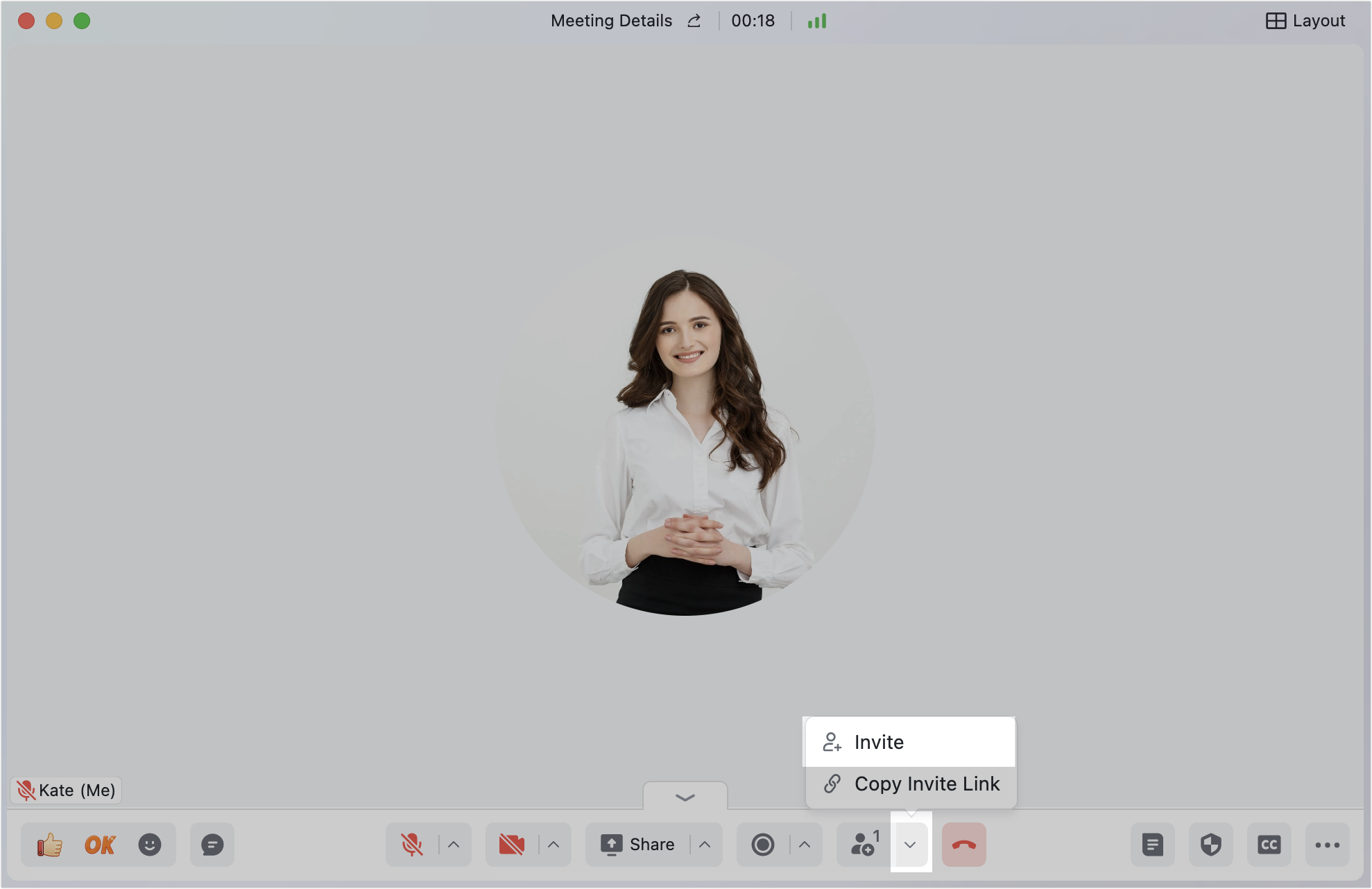 Invite people to join during a meeting