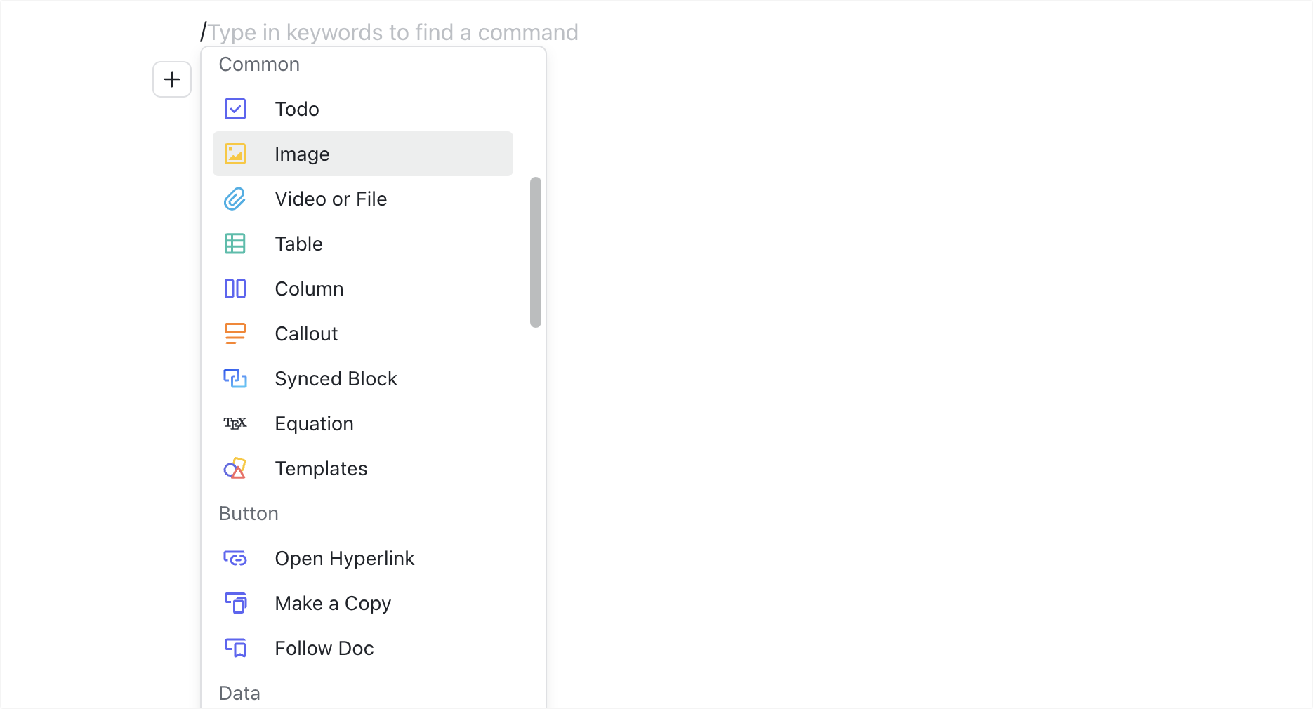 Insert images in Docs