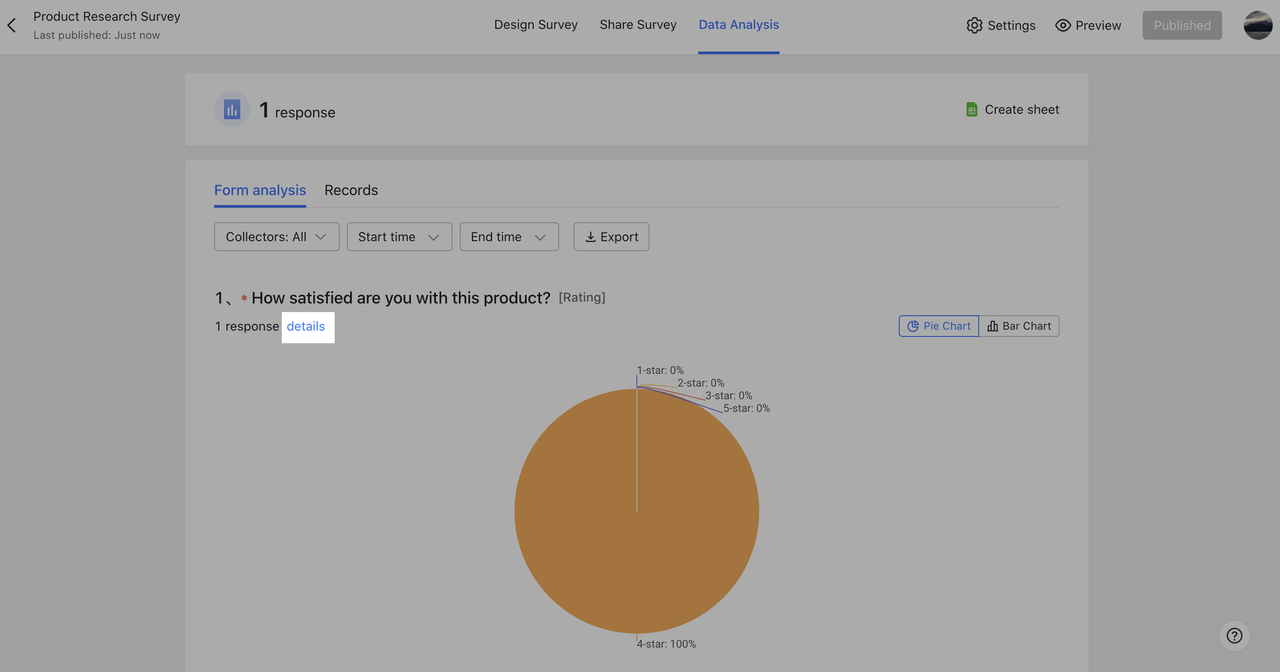Use Feishu Survey